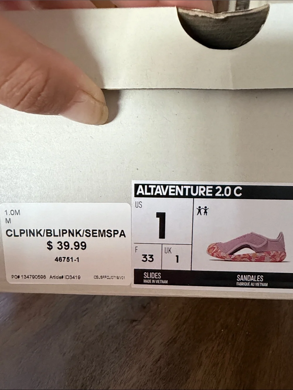 Adidas Kids Slip-On Water Shoes in Pink with Yellow & White Accents - NWT/NIB